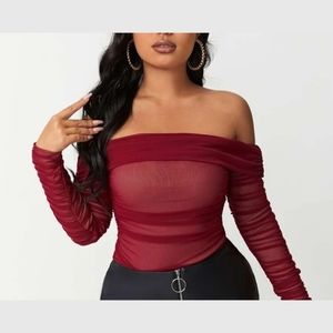 Sheer Forever21 Bodysuit